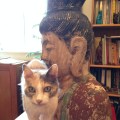 Bodhisattva Guanyin with Maggie.