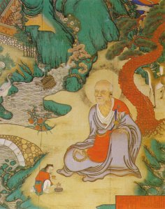 Great Man drinking Tea