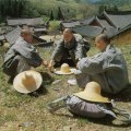 Korean Monks Resting