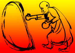 Boxing Rock Art © Marcelle Hanselaar