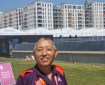 Geshe Tashi in the Olympic village