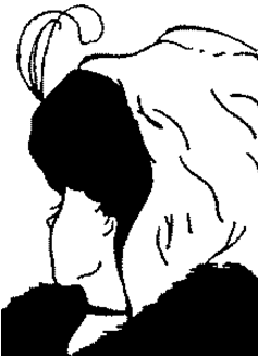 Young girl and an old woman -Hill