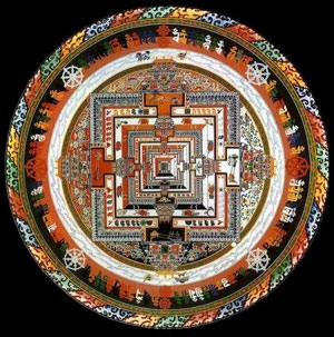 Kalachakra sand mandala. Photo: © wikipedia.org Kalachakra sand mandala. Photo: © wikipedia.org