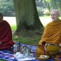 Geshe Thinley and Ajahn Sumedho 2005 BPG Summer School