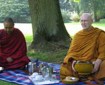 Geshe Thinley and Ajahn Sumedho 2005 BPG Summer School