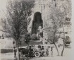 Big Bamiyan Buddha with Wolseley car.