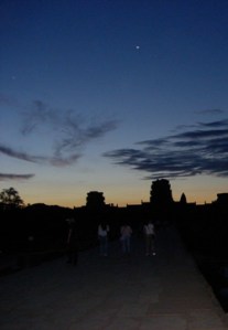 Sky line over Angkor Wat  Photo: ©  Janet Novak