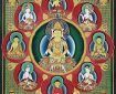 Japanese mandala of the Five Dhyani Buddhas