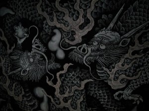 The twin dragons of Kennin-ji's. Photo © @KyotoDailyPhoto