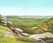 Hound Tor, Dartmoor, Devon. Art © @TessaMacDermot