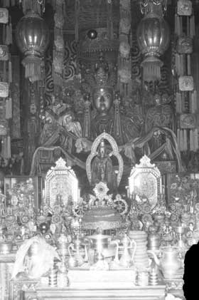 Tibetan shrine. Photo from the British Library #endangeredarchives project, #endangeredarchives, @bl_eap