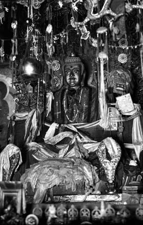 Tibetan shrine. Photo from the British Library #endangeredarchives project, #endangeredarchives, @bl_eap