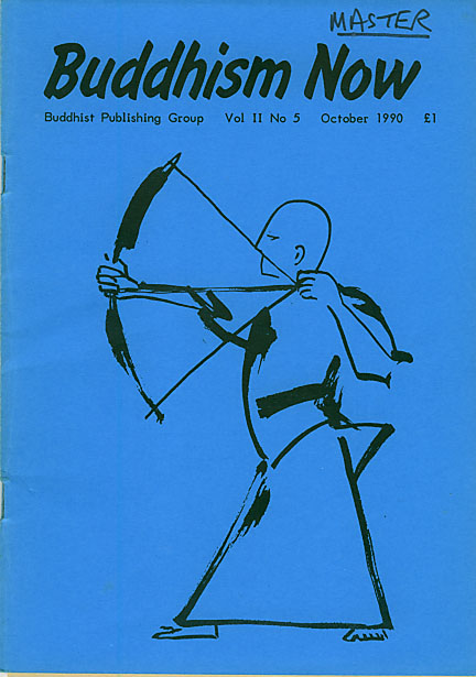 990 October Buddhism Now. Artwork © Marcelle Hanselaar