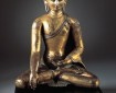 Buddha Shakyamuni or Akshobhya Nepal, 13th century Gilt-copper alloy 13-3/4 x 10-1/4 in. (34.9 x 26 cm) Norton Simon Art Foundation