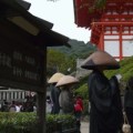 Monks beg at Kiyomizu-dera . Photo © @KyotoDailyPhoto