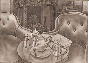 Chairs. Art © @TessaMacDermot Chairs. Art © @TessaMacDermot