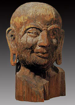 Wooden Head of Kasyapa, Tang Dynasty (AD 618-907). cultural-china.com Mahākāśyapa Wooden Head of Kasyapa, Tang Dynasty (AD 618-907)