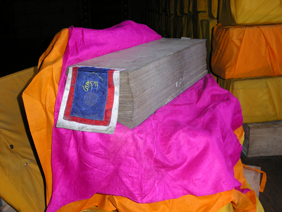 Digitising manuscripts at Gangtey Monastery in Bhutan, British Library endangeredarchives project. @bl_eap