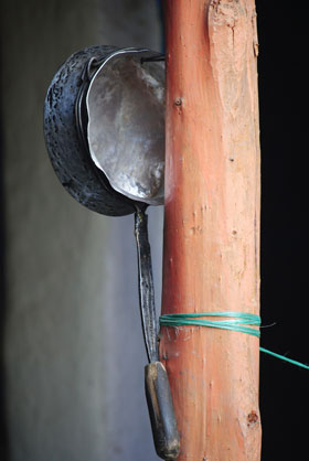  Ladle on a post by Lisa Daix. Mustang