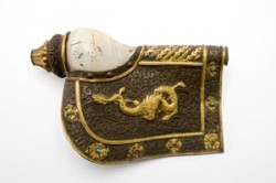 Chank or conch trumpet