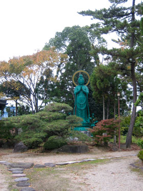Saidai-ji's (西大寺) green Kannon