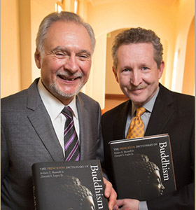 Professors Robert E. Buswell, Jr. (left) and Donald S. Lopez, Jr. (Photo: Reed Hutchinson.)