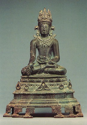 Seated Crowned and Jeweled Buddha. India late 10th century. Photo © Metropolitan Museum of Art