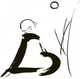 Looking at the moon. Artwork © Marcelle hanselaar