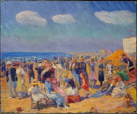 Crowd at the Seashore, William James Glackens © Metropolitan Museum of Art