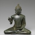 Seated Buddha Expounding the Dharma, late 8th century Culture: Sri Lanka (Anuradhapura) © Metropolitan Museum of Art