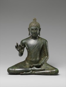Seated Buddha Expounding the Dharma, late 8th century Culture: Sri Lanka (Anuradhapura) © Metropolitan Museum of Art