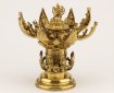 Gilt bronze Tibetan Chinese mandala