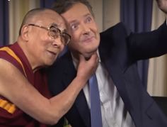 Piers Morgan meets the Dalai Lama. Piers Morgan meets the Dalai Lama