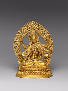 Ushnishavijaya (Zun Sheng fo mu) is a Buddhist Deity. China © Metropolitan Museum of Art