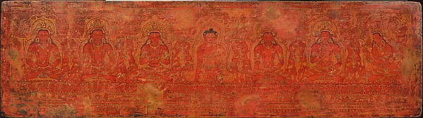 The Buddha Shakyamuni, Five Past Buddhas, and Maitreya. © The Metropolitan Museum of Art