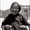 Elderly-Tibetan-with-necklacePhotographs Taken During a Journey Around Tibet in 1997 by Linda Griffiths