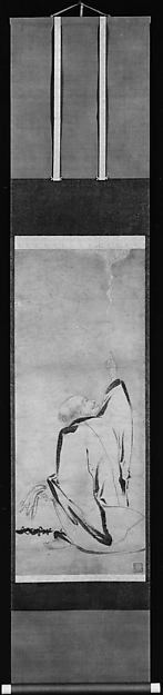 Hōtei Pointing to the Moon