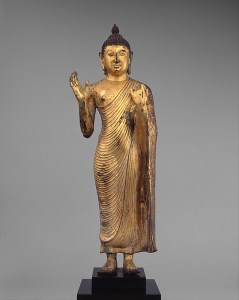 Buddha Offering Protection, Anuradhapura period, ca. 10th century, Sri Lanka. © Metropolitan Museum of Art Buddha Offering Protection, Anuradhapura period, ca. 10th century, Sri Lanka. © Metropolitan Museum of Art