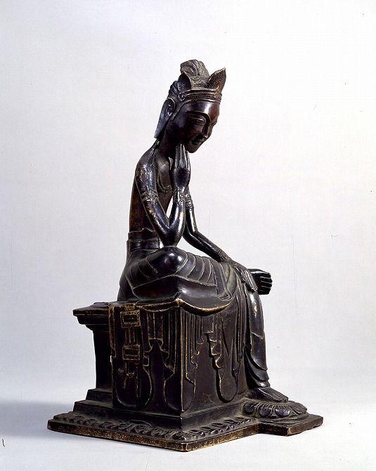 Seated Bodhisattva, Japan, dated 606 or 666. Horyuji Treasure. © Tokyo National Museum