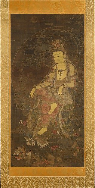 Water-moon Avalokiteshvara, Unidentified Artist, Goryeo dynasty (918–1392), Korea. © Metropolitan Museum of Art Water-moon Avalokiteshvara © Metropolitan Museum of Art