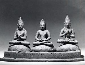 Buddhist Trinity on Cushions, Java, Dieng Plateau, 8th century, © Metropolitan Museum of Art Buddhist Trinity on Cushions, Java, Dieng Plateau, 8th century, © Metropolitan Museum of Art