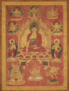 Pancaraksha Mandala with the Buddha Sakyamuni. © President and Fellows of Harvard College 