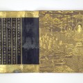 Gold painting of Amitabha Bodhisattva Amida Buddha in a scroll containing the Lotus Sutra Japan 1636 © British Library Board