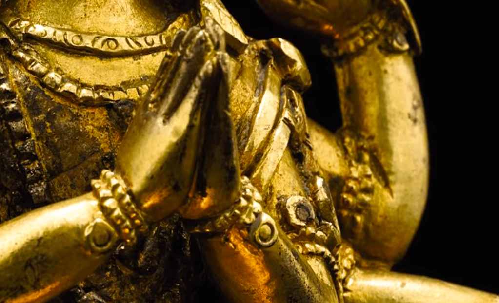 Gesture of reverence, salutation, honour (Namaskara mudra / Anjali mudra)