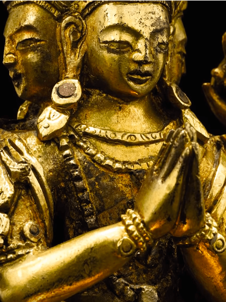 Gesture of reverence, salutation, honour (Namaskara mudra / Anjali mudra)