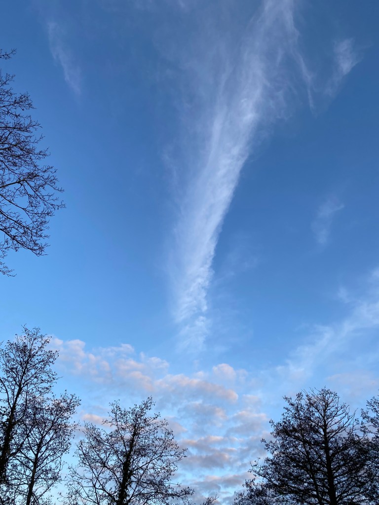 Clouds Putting on a Show over Totnes.