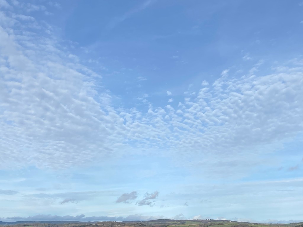 Great sky above the horizon.