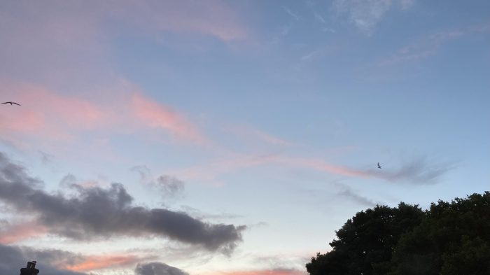 Big sky over Totnes.