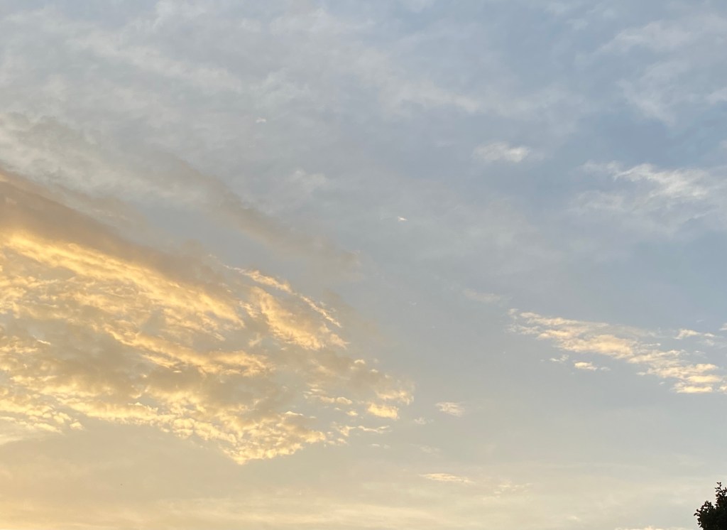 Big sky over Totnes.