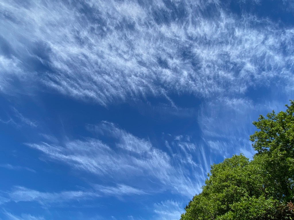Clouds putting on the style.